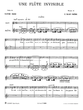 Une flûte invisible