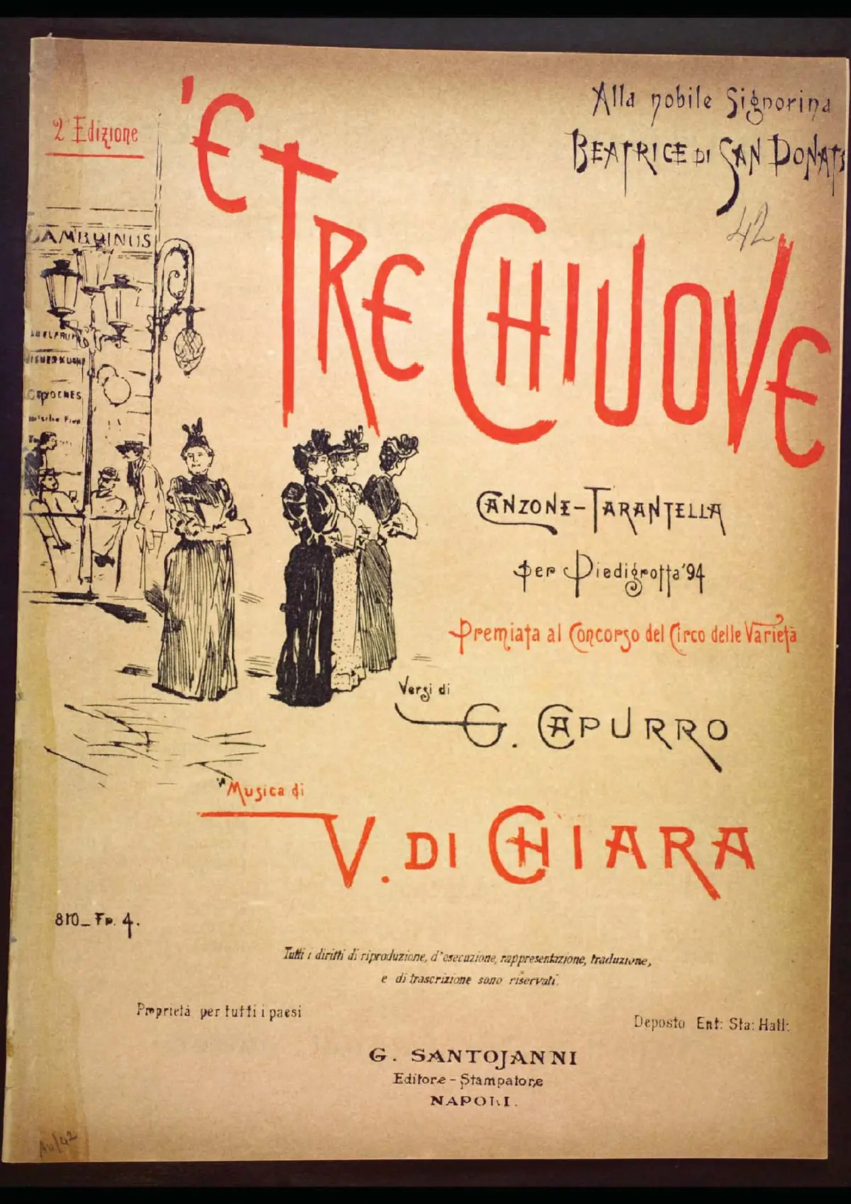 'E tre chiuove - Page 1