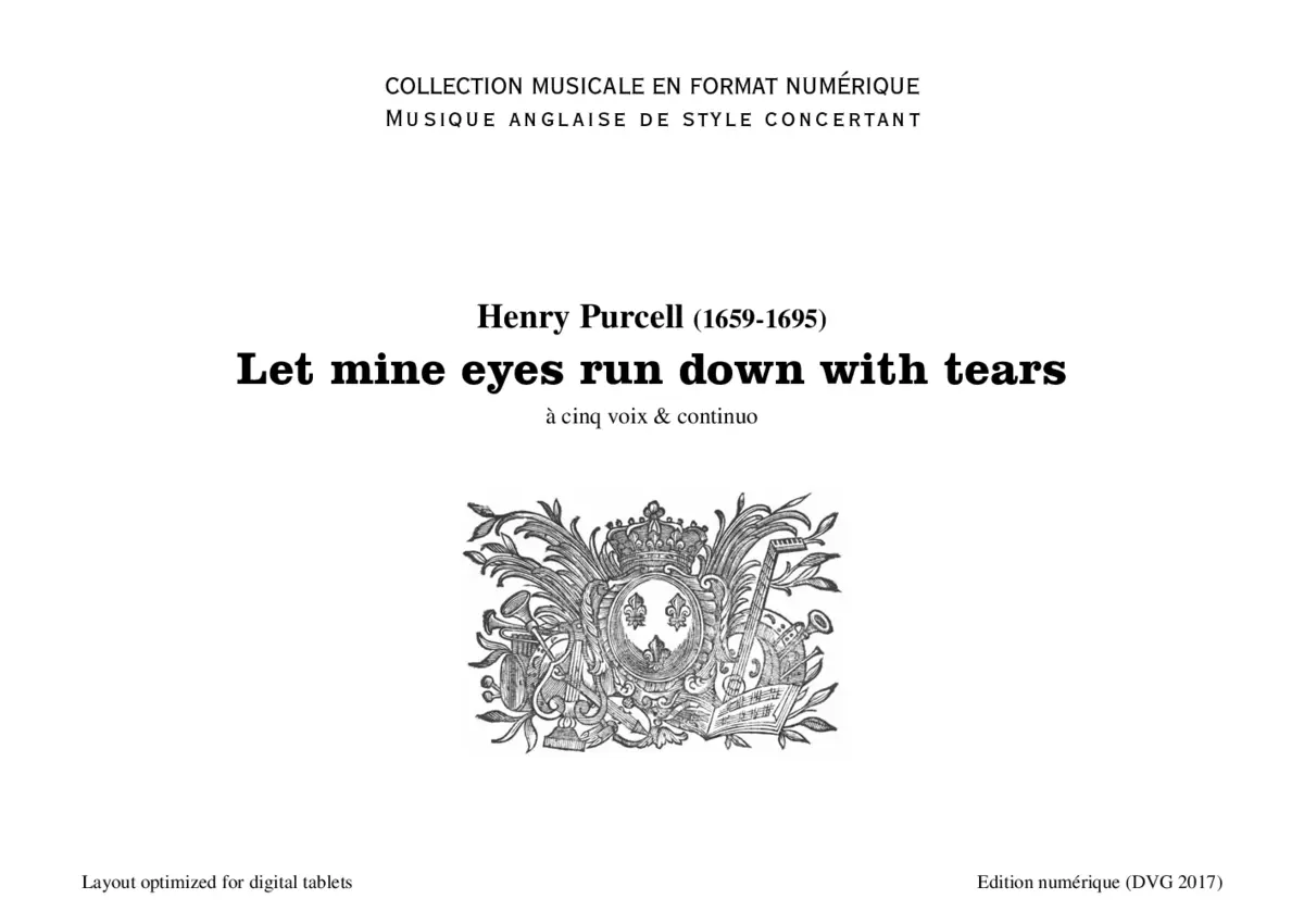 Let mines eyes run down with tears - Page 1
