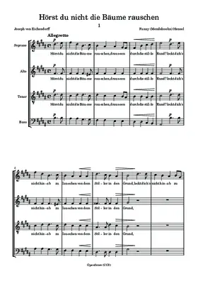 Hörst du nicht die Bäume rauschen