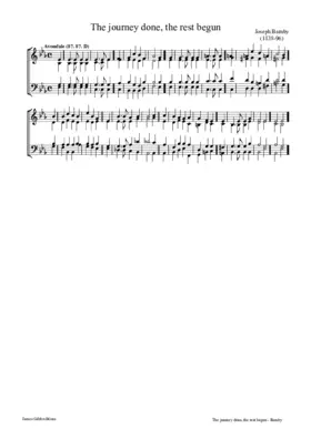 The journey done, the rest begun