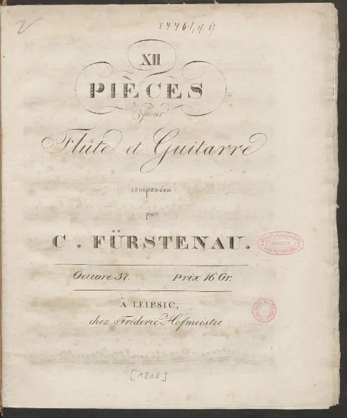 12 Pieces for Flute and Guitar - Page 1