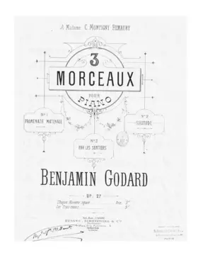 Trois morceaux pour piano