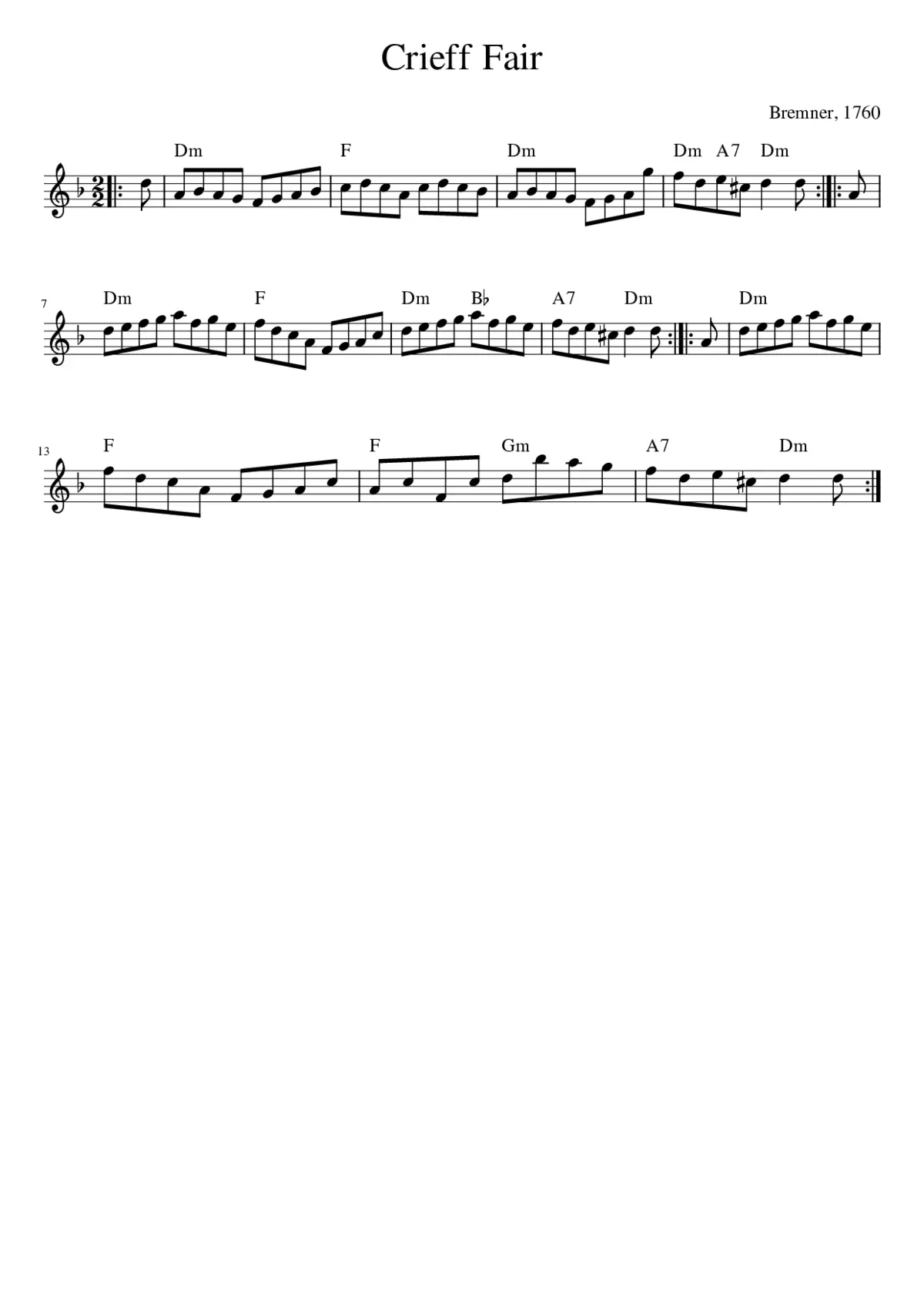 Crieff Fair - Page 1