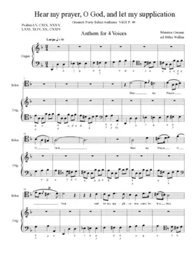 Hear my prayer, O God, and let my supplication