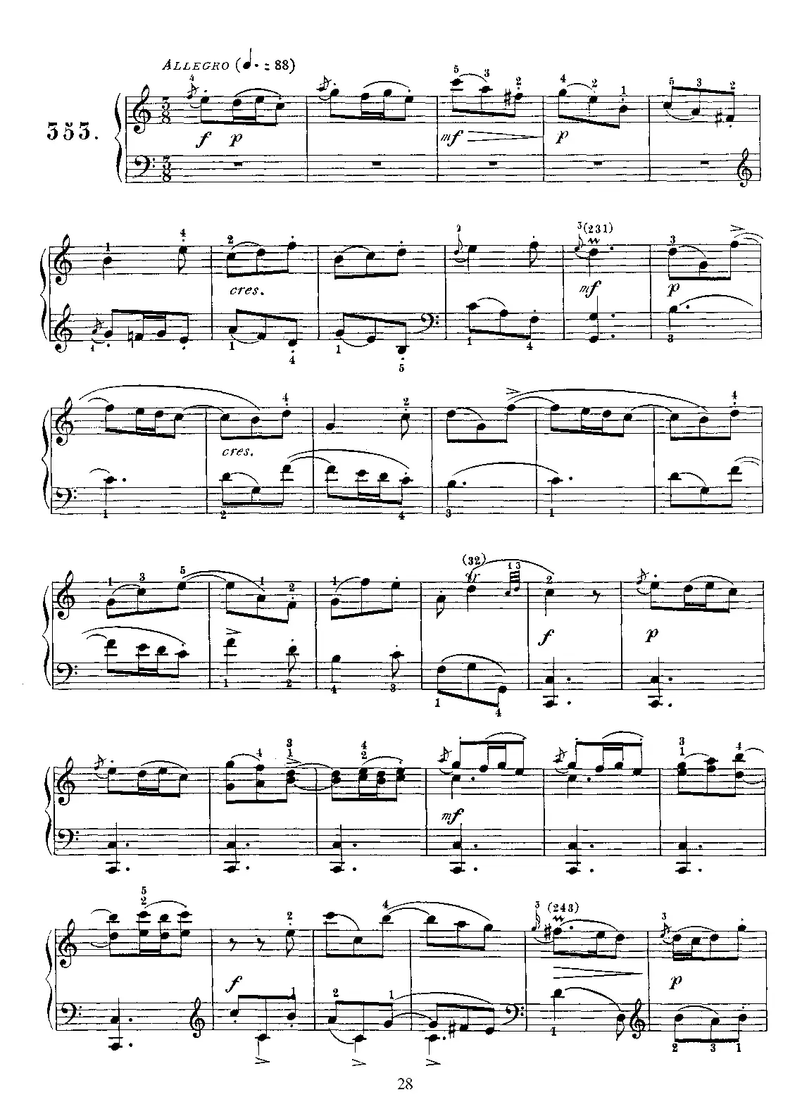 Keyboard Sonata in C major - Page 1