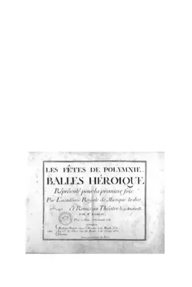 Les Fêtes de Polymnie