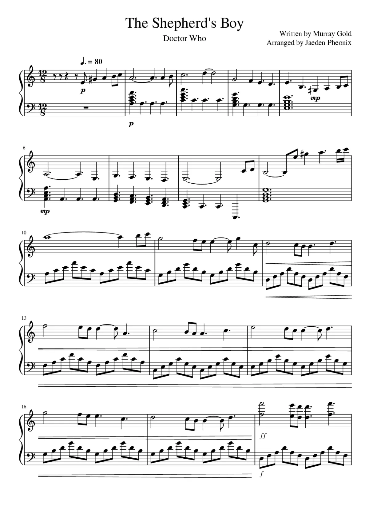 The Shepherd's Boy - Page 1