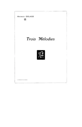 3 Mélodies