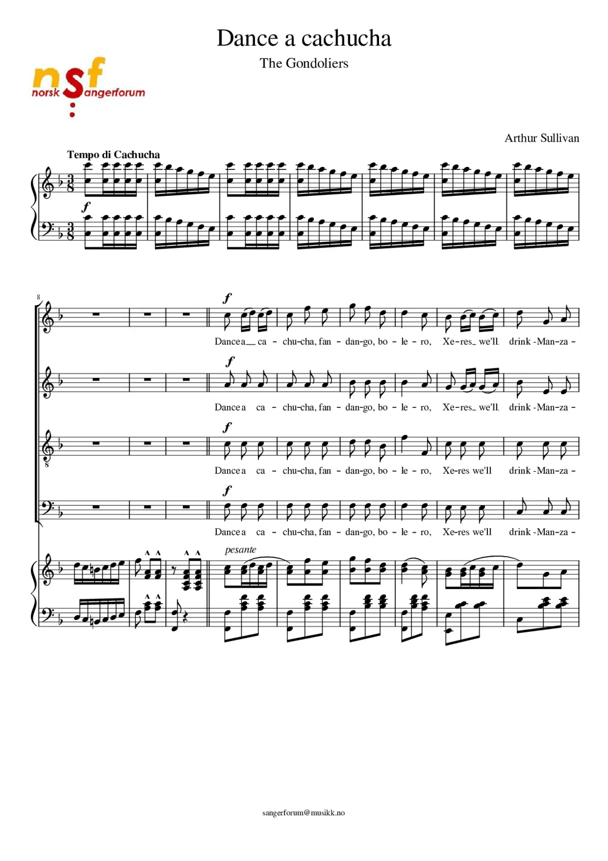 The Gondoliers - Page 1