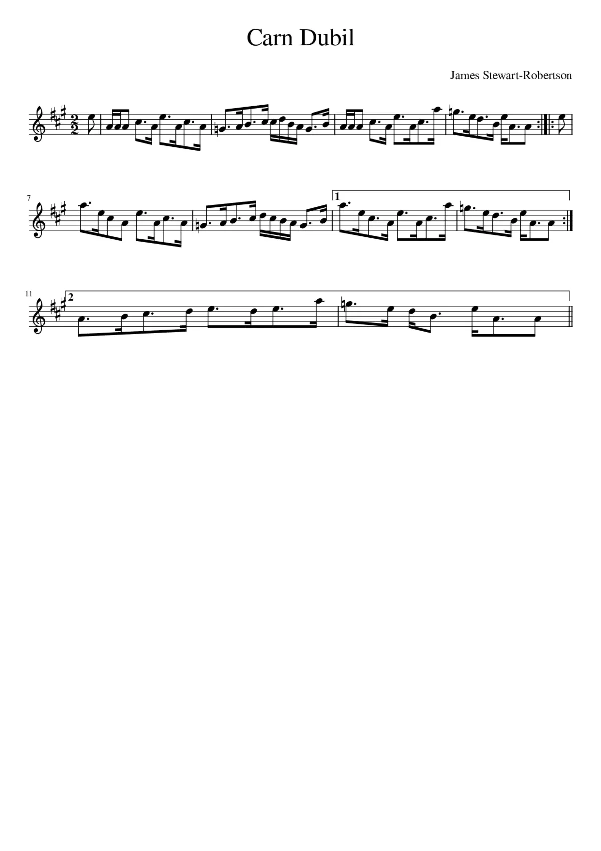 Carn Dubil - Page 1