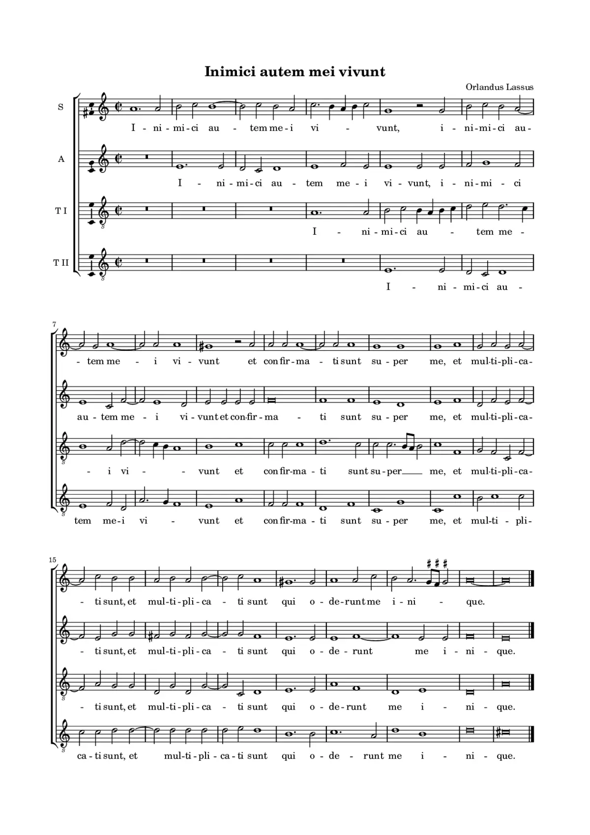 Inimici autem - Page 1