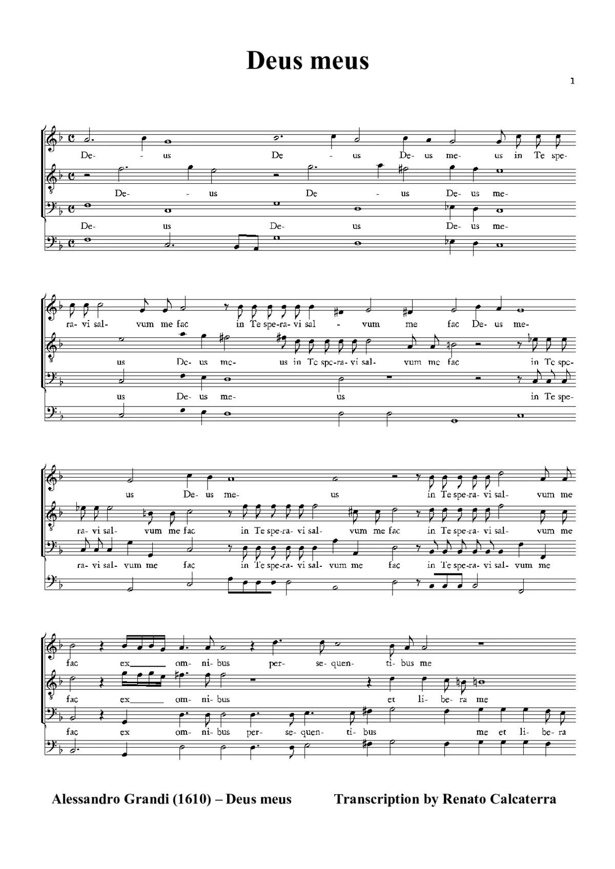Deus meus a 3 - Page 1