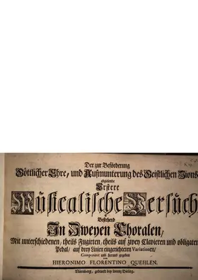 2 Chorales with Variations