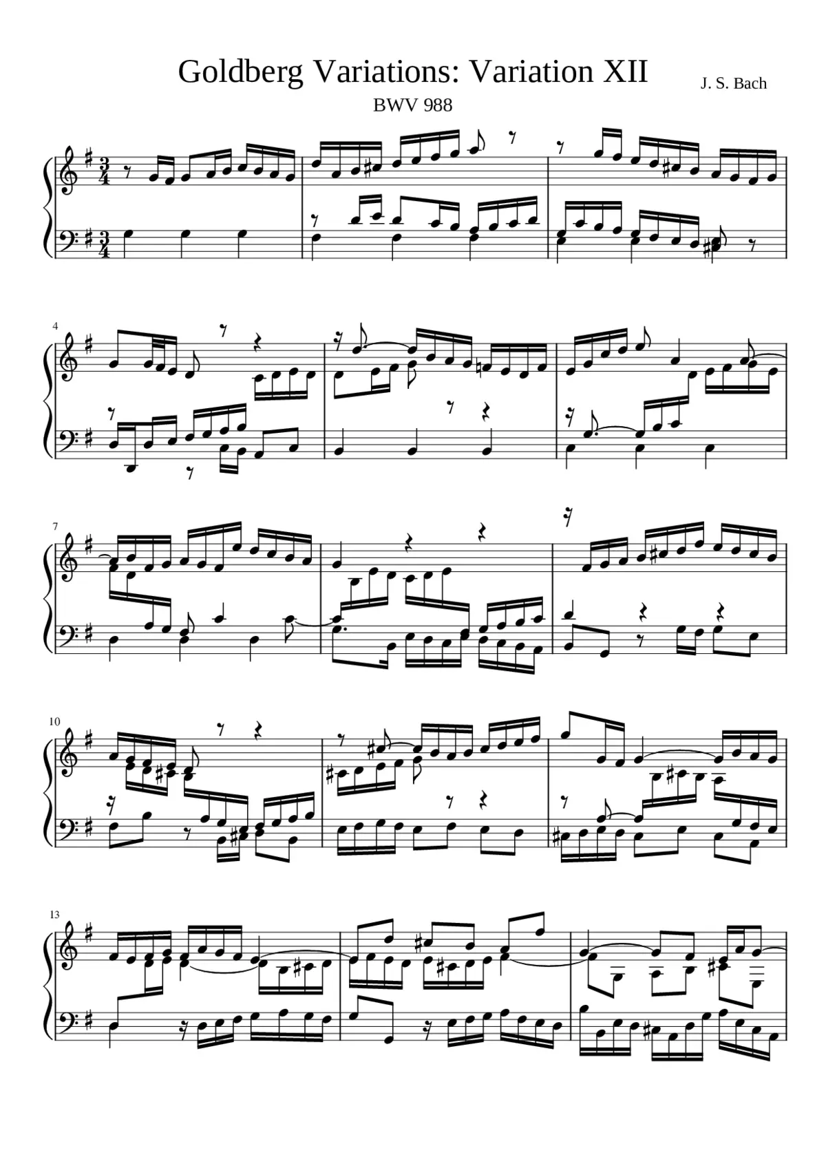 Goldberg-Variationen BWV 988 - Page 1
