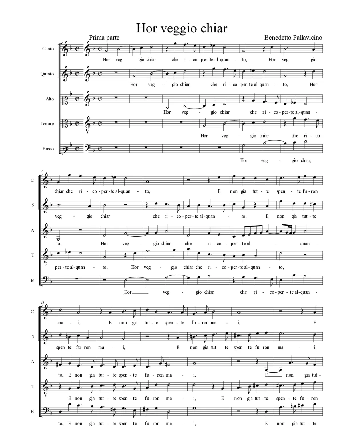 Hor veggio chiar - Page 1