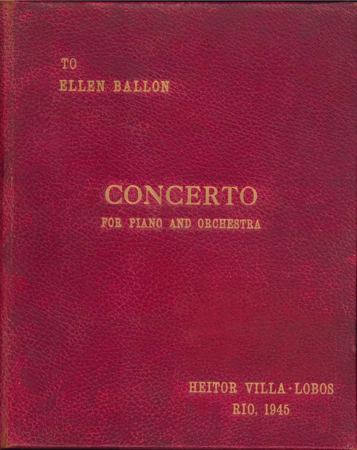 Piano Concerto No.1 - Page 1