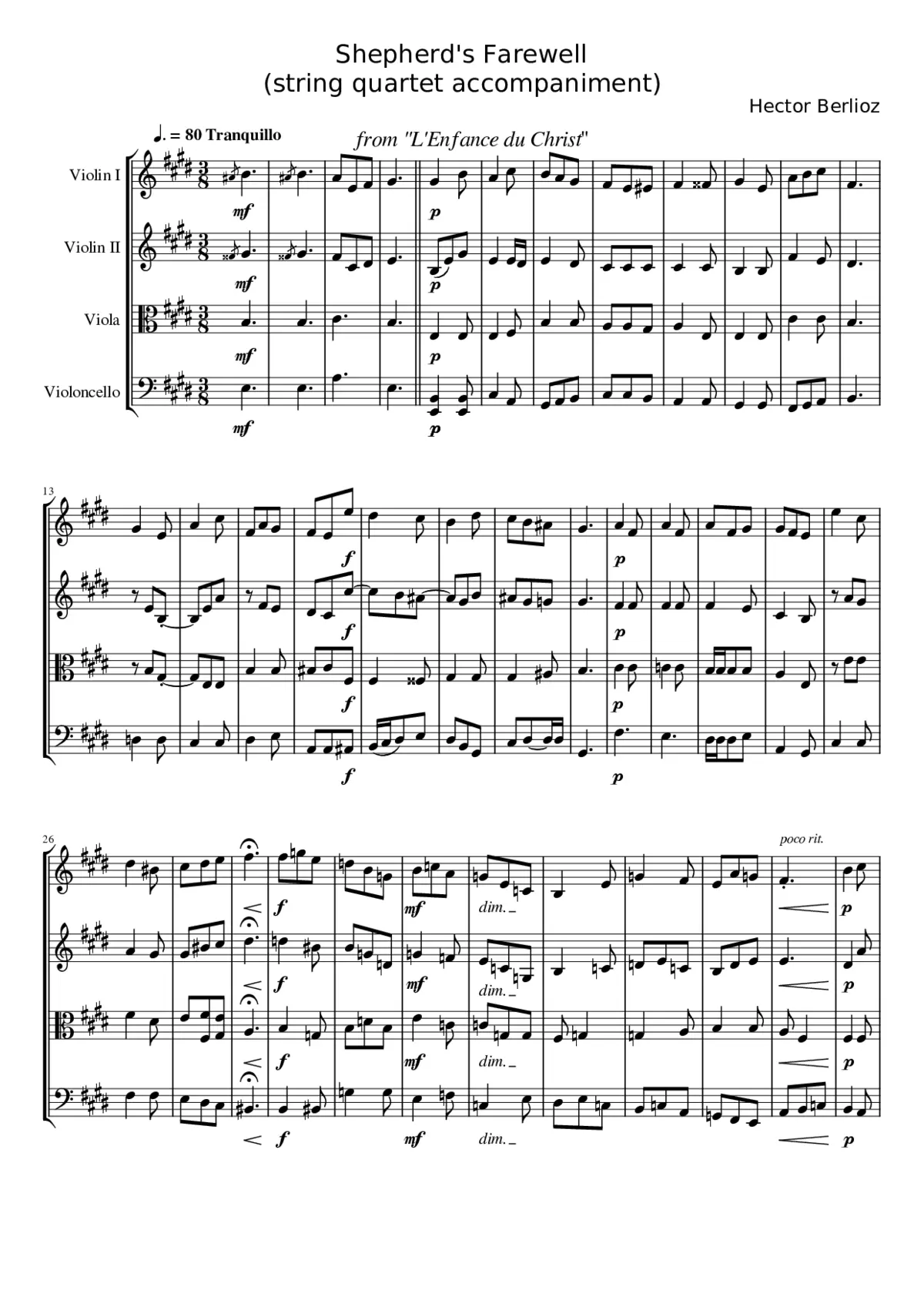 Shepherd's Farewell - Page 1