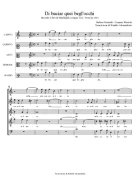 Di baciar quei begl'occhi
