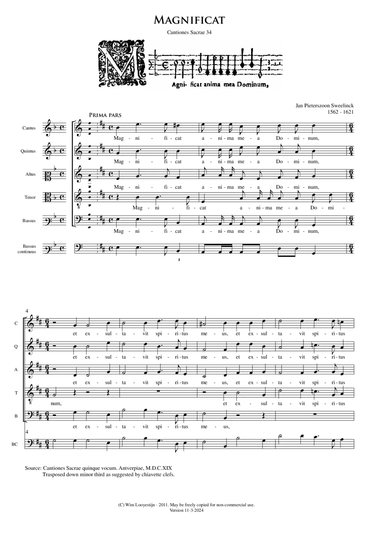 Magnificat - Page 1