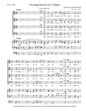 Evening Service in C Major