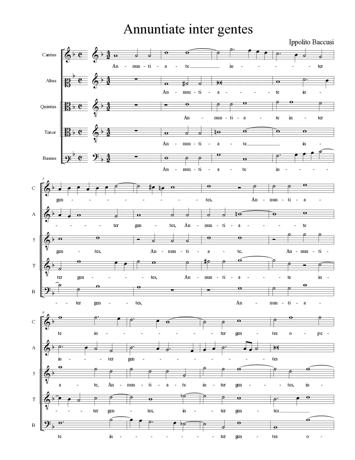 Annuntiate inter gentes - Page 1