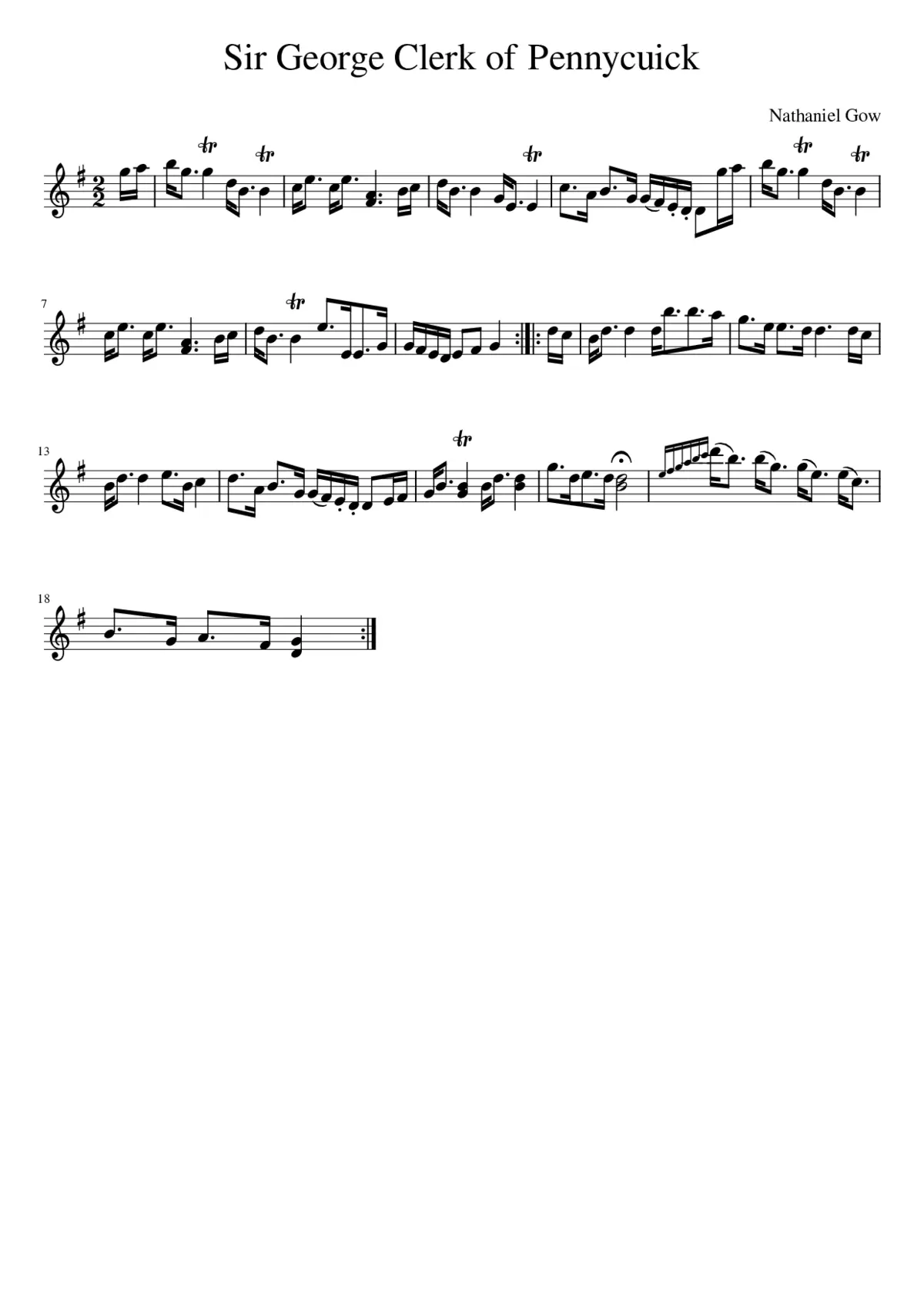 SIR GEORGE CLERK OF PENNYCUICK - Page 1