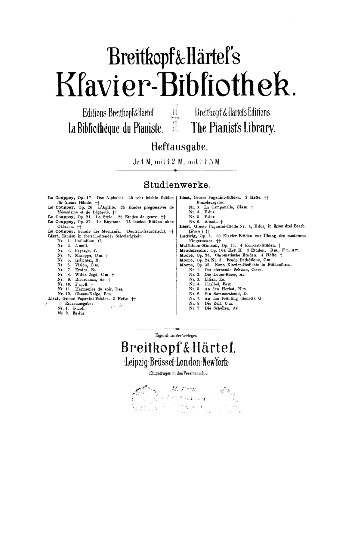 Études d'exécution transcendante d'après Paganini - Page 1