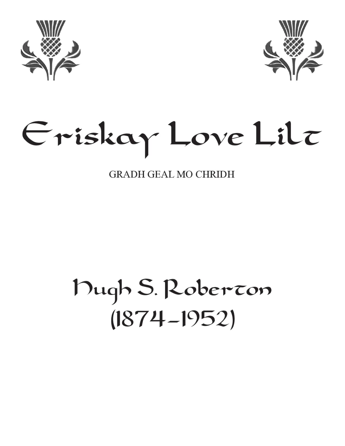 Eriskay Love Lilt - Page 1