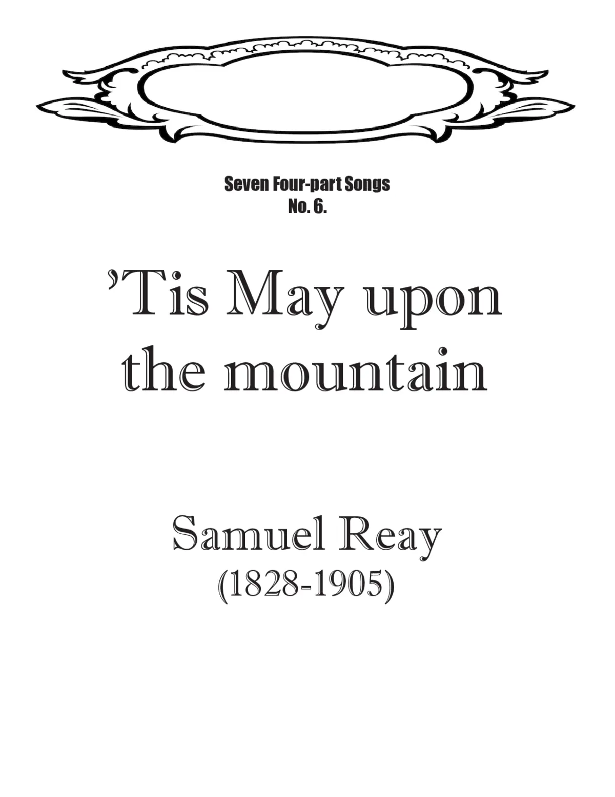 'Tis May upon the mountain - Page 1