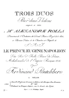 3 Duos for 2 Violins, Op.1