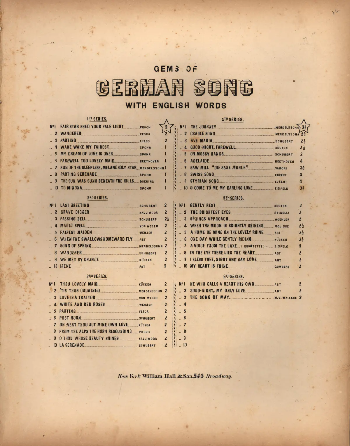 3 Lieder - Page 1