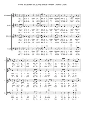 Come let us anew our journey pursue