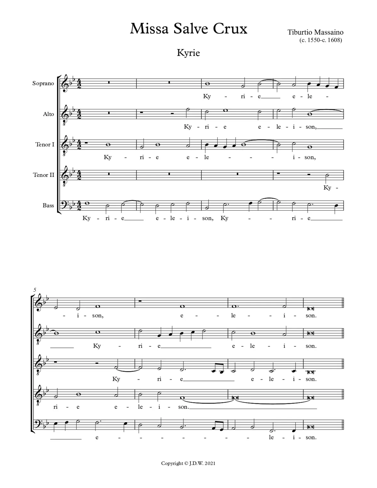Missa Salve Crux - Page 1