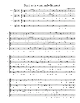 Beati estis cum maledixerunt