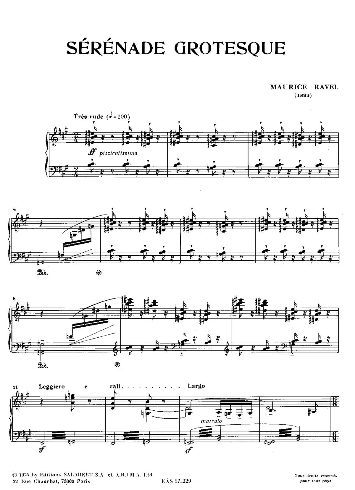 Sérénade grotesque - Page 1