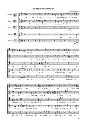 Peccata mea Domine