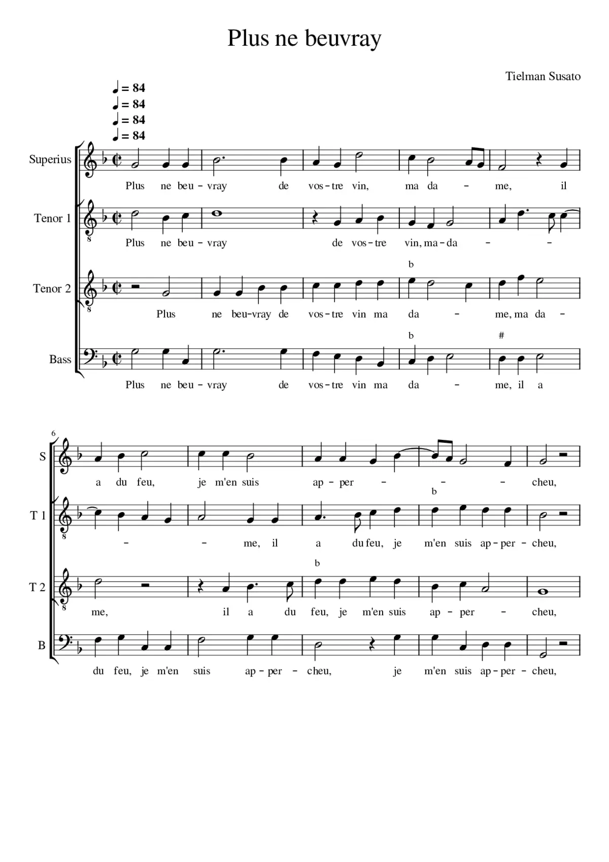 Plus ne beuvray - Page 1