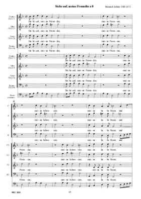 Stehe auf, meine Freundin, SWV498