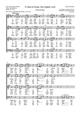 O God of hosts, the mighty Lord