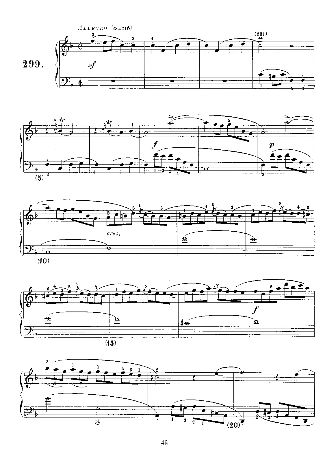 Keyboard Sonata in F major - Page 1