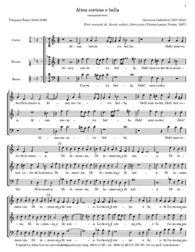 Alma cortese e bella