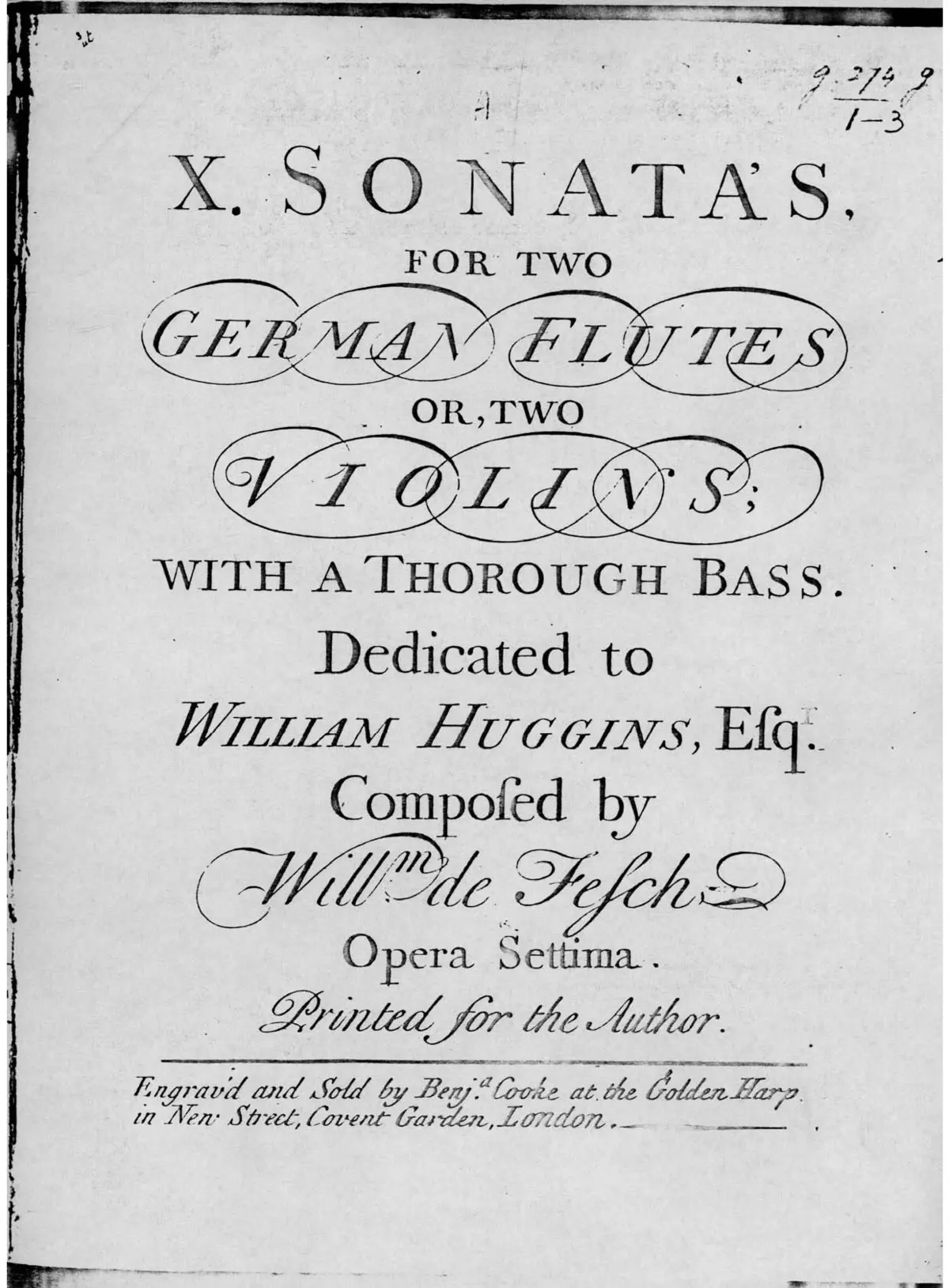 10 Trio Sonatas, Op.7 - Page 1