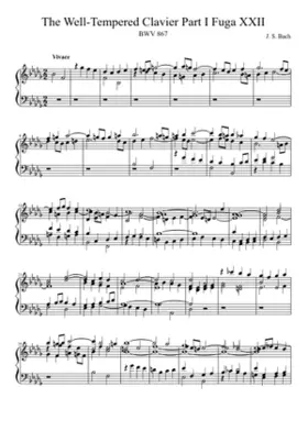 Prelude and Fugue in B-flat minor BWV 867