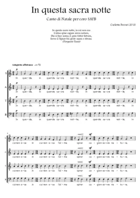 In questa sacra notte