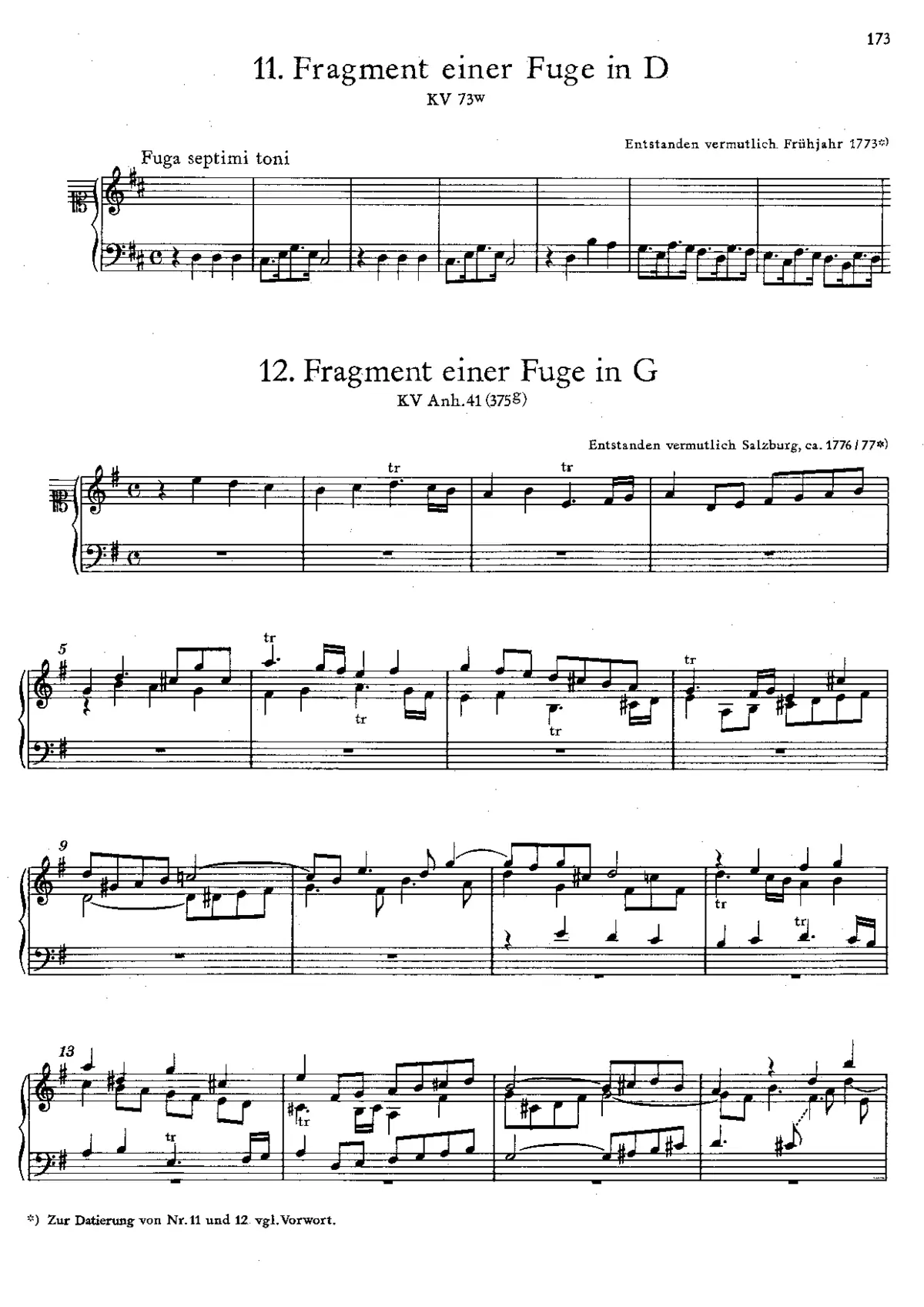 Fugue in D major - Page 1