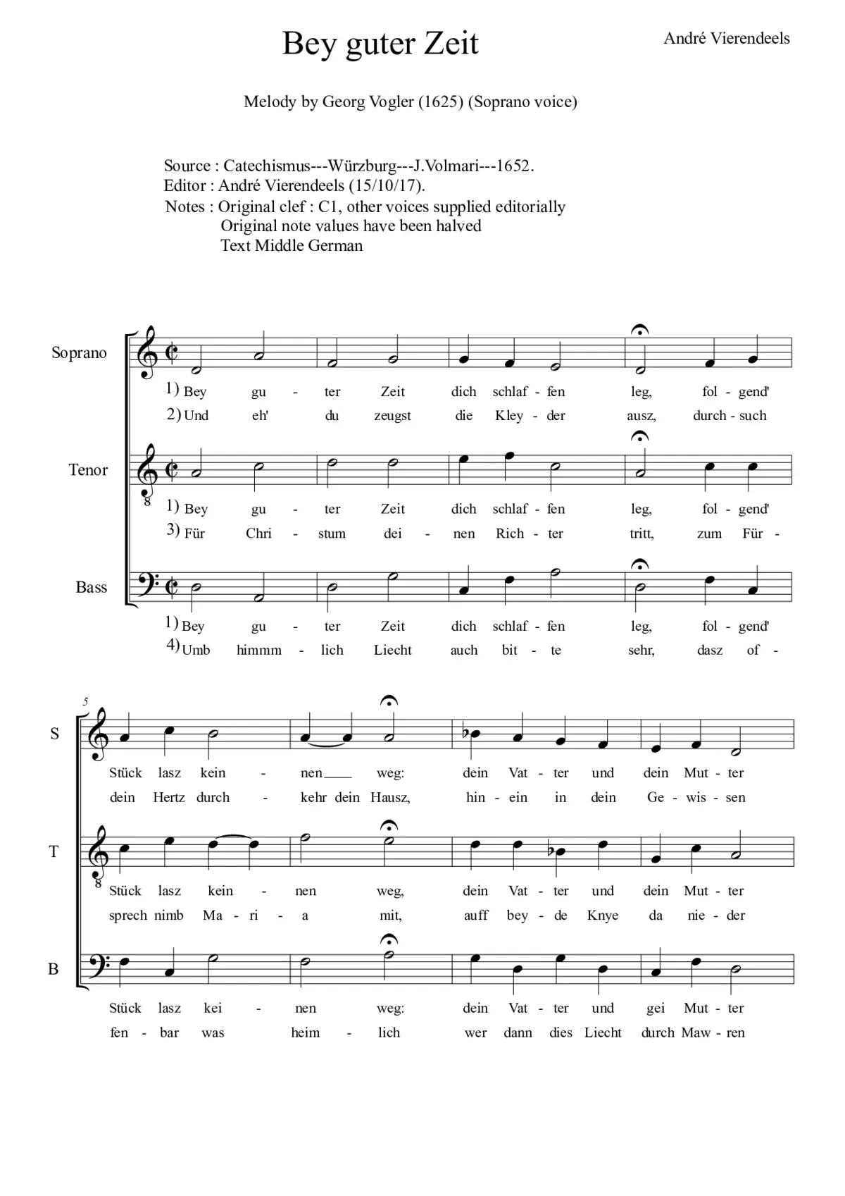 Bey guter Zeit - Page 1