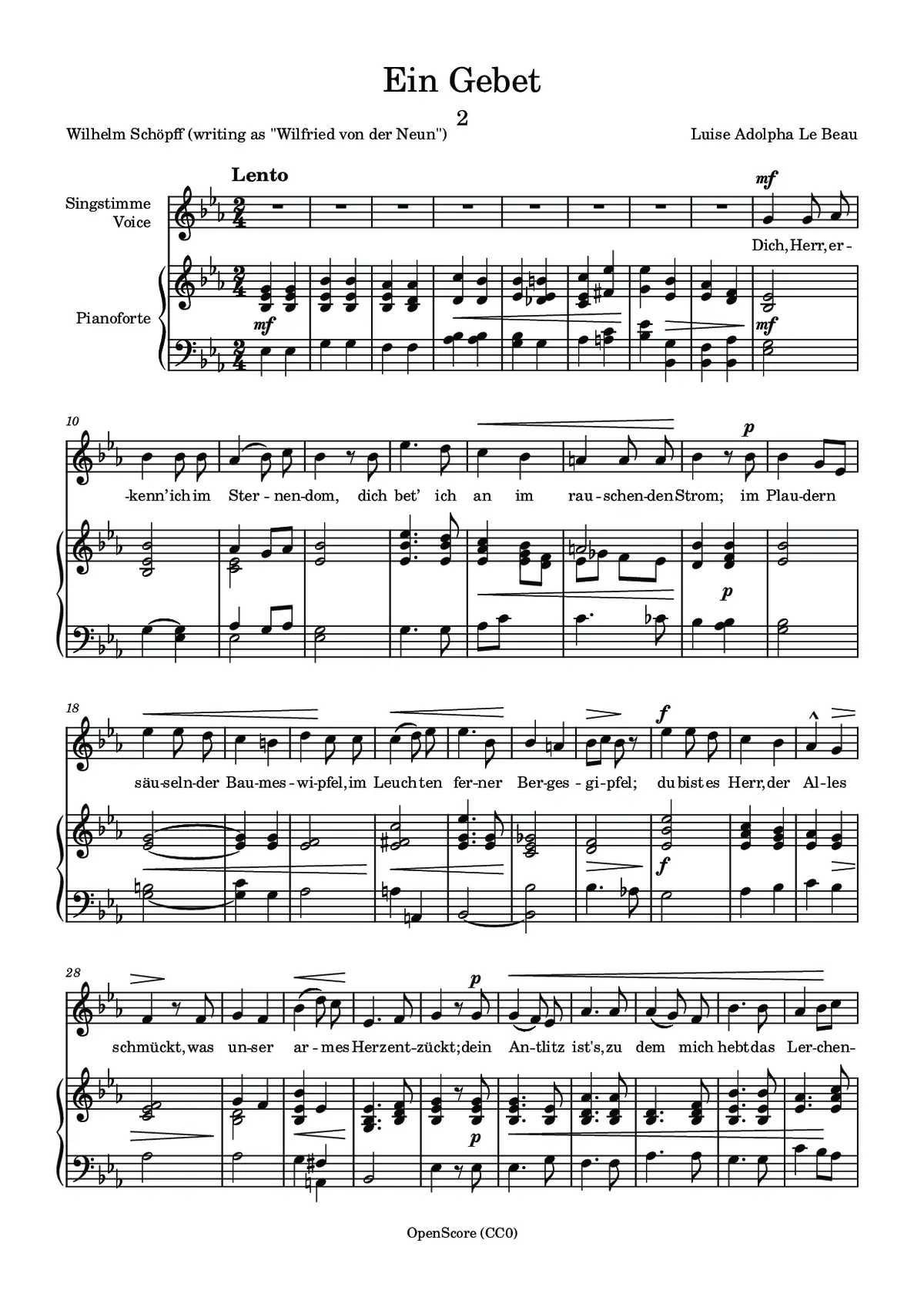 Ein Gebet - Page 1