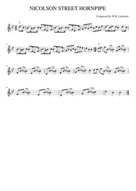 NICOLSON STREET HORNPIPE