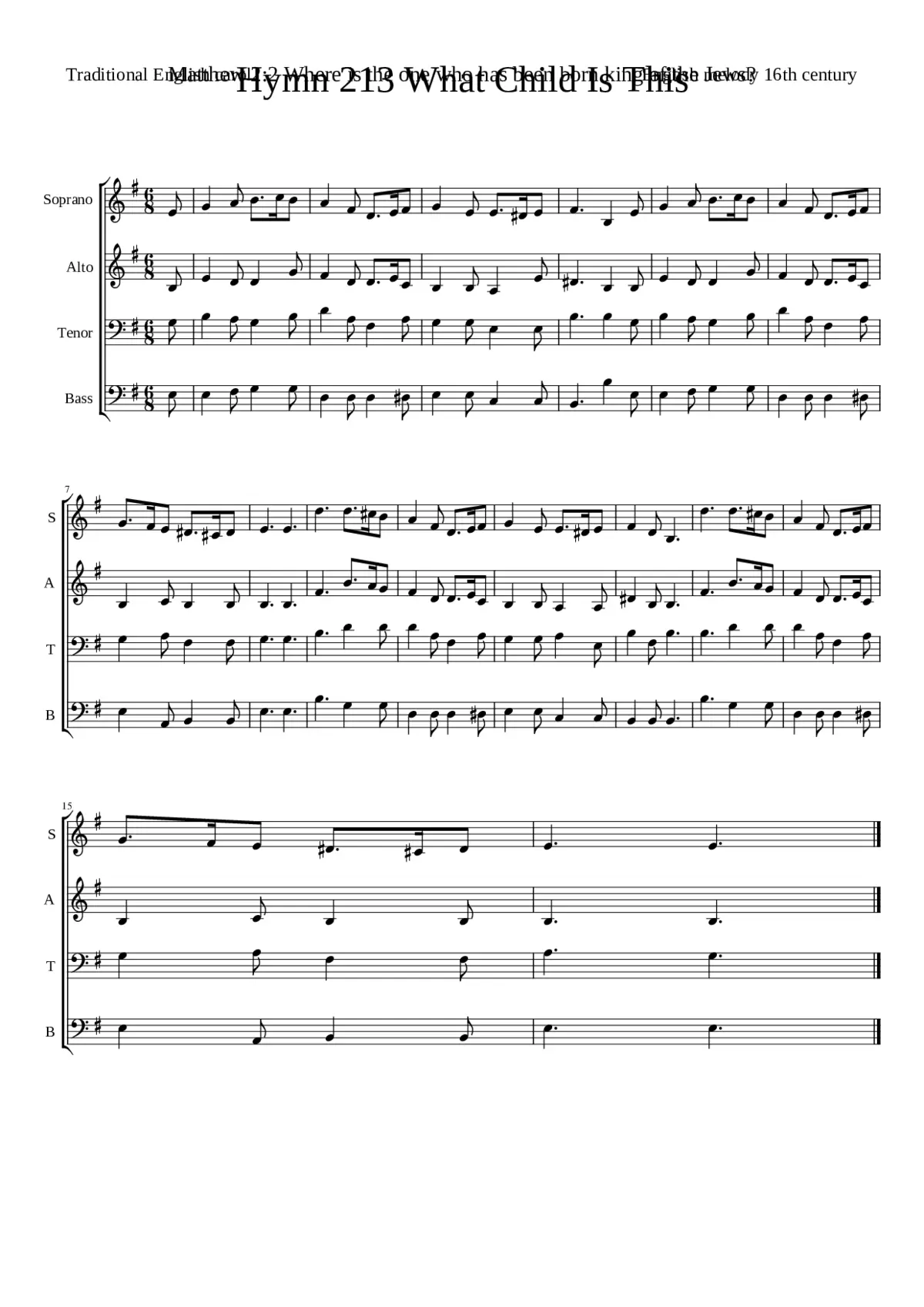 What Child is this? - Page 1